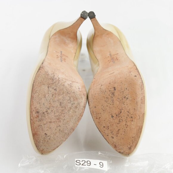 Dolce Vita Womens Madison Pump Size 8.5 Tan Nude Patent Platform Heel Dress Shoe - Picture 11 of 15